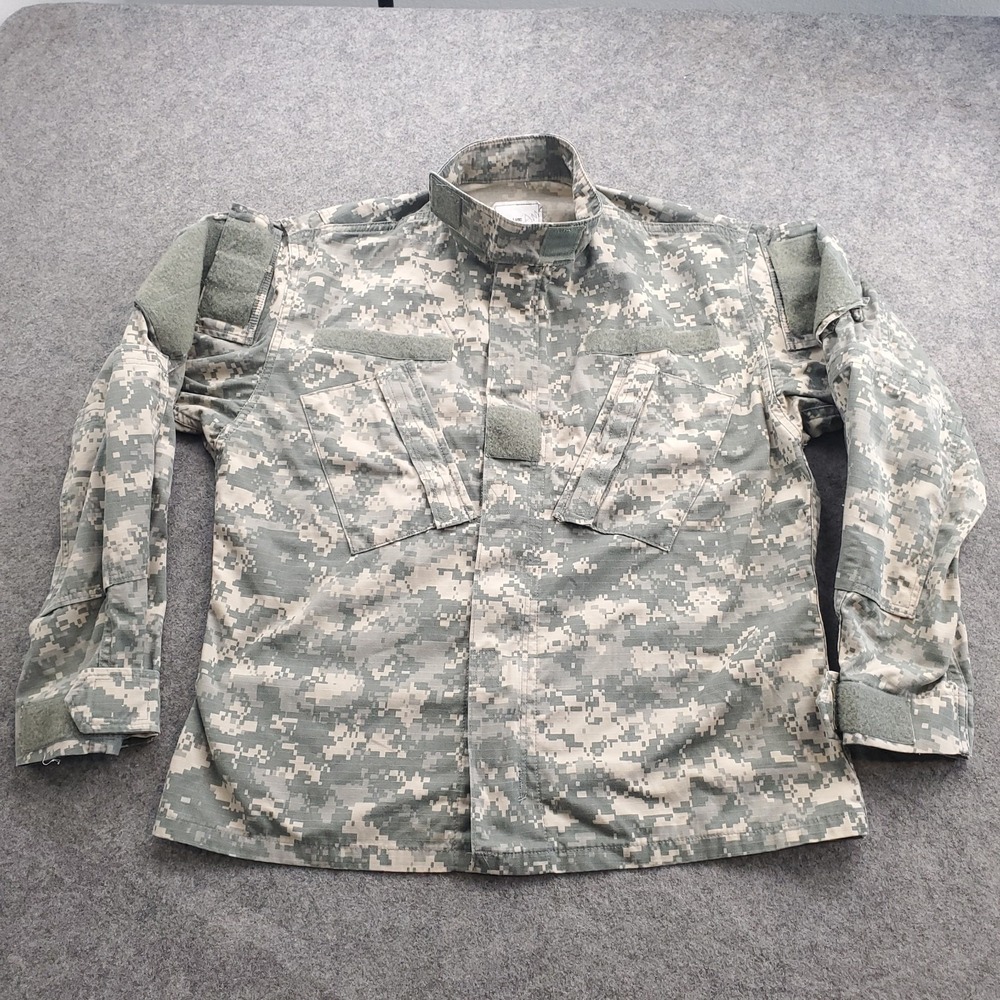 US Army ACU Digital Camo Jacket Small Short Ripstop Military Uniform Combat Coat